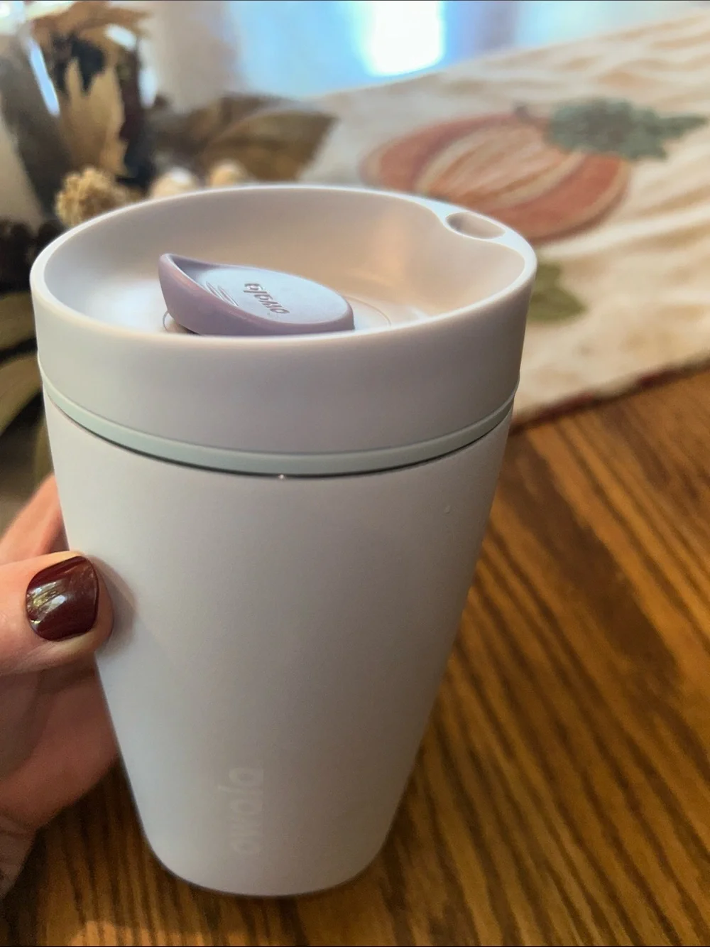 Owala 12 oz. Stainless Steel SmoothSip Slider Coffee Tumbler